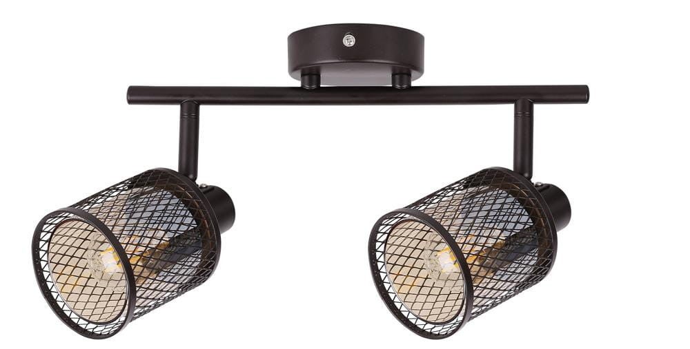 Lampa sufitowa Canabera brązowo-bursztynowy 2xE14x40W wym: 19 x 36 x 9 cm metal Candellux
