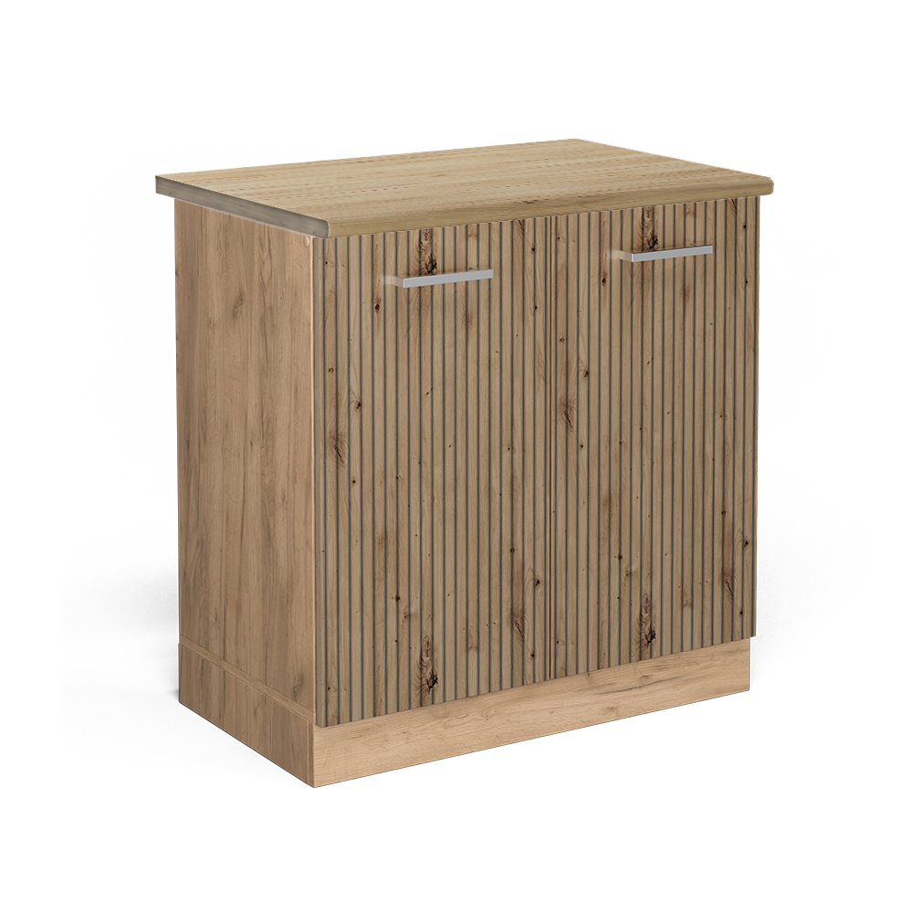 Vicco Szafka pod zlew R-Line, Dąb rzemieślniczy, 80 cm , BP Dąb