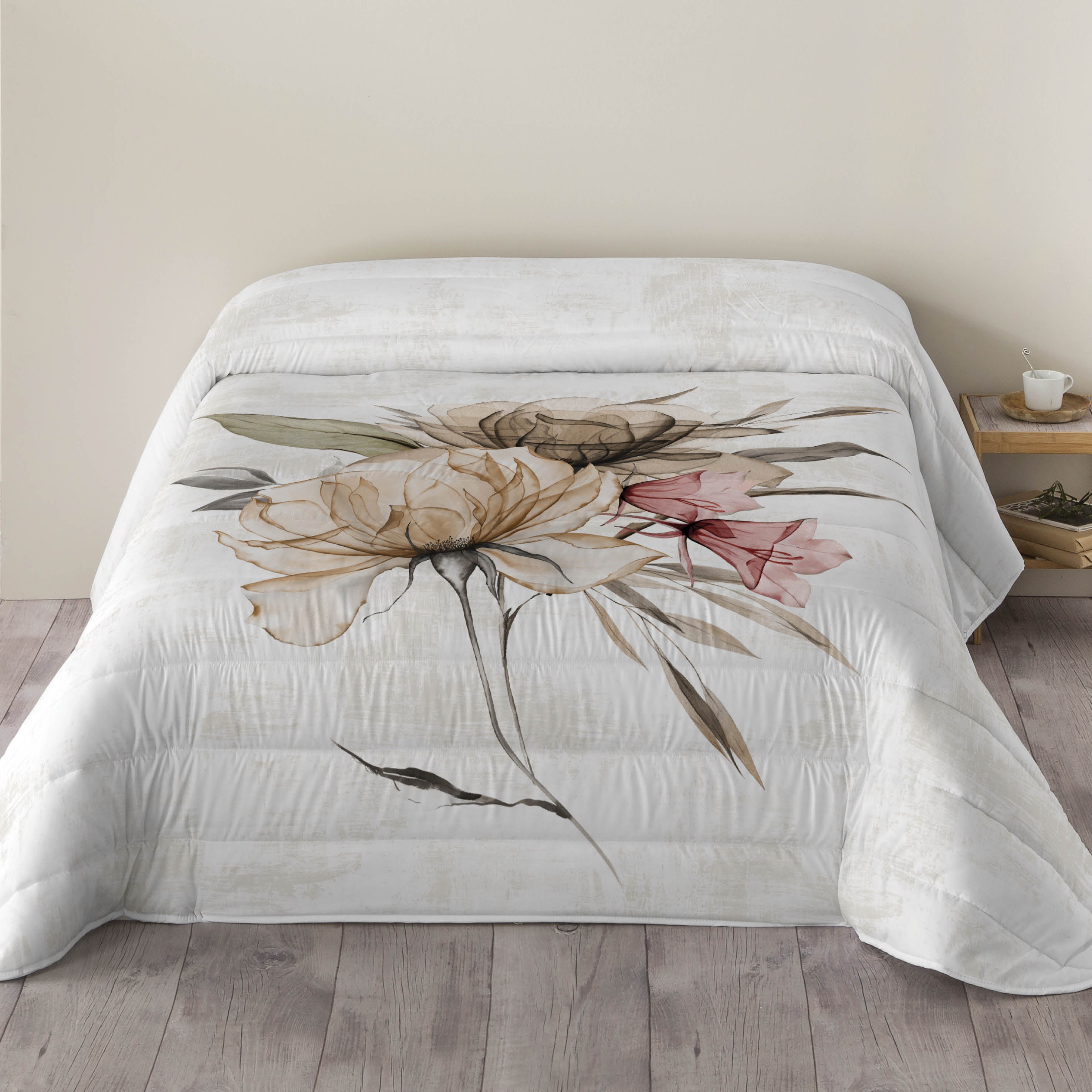 Naturals - edredón estampado cama 180 - microfibra poliéster - 300 gr -fabricado en españa - pau