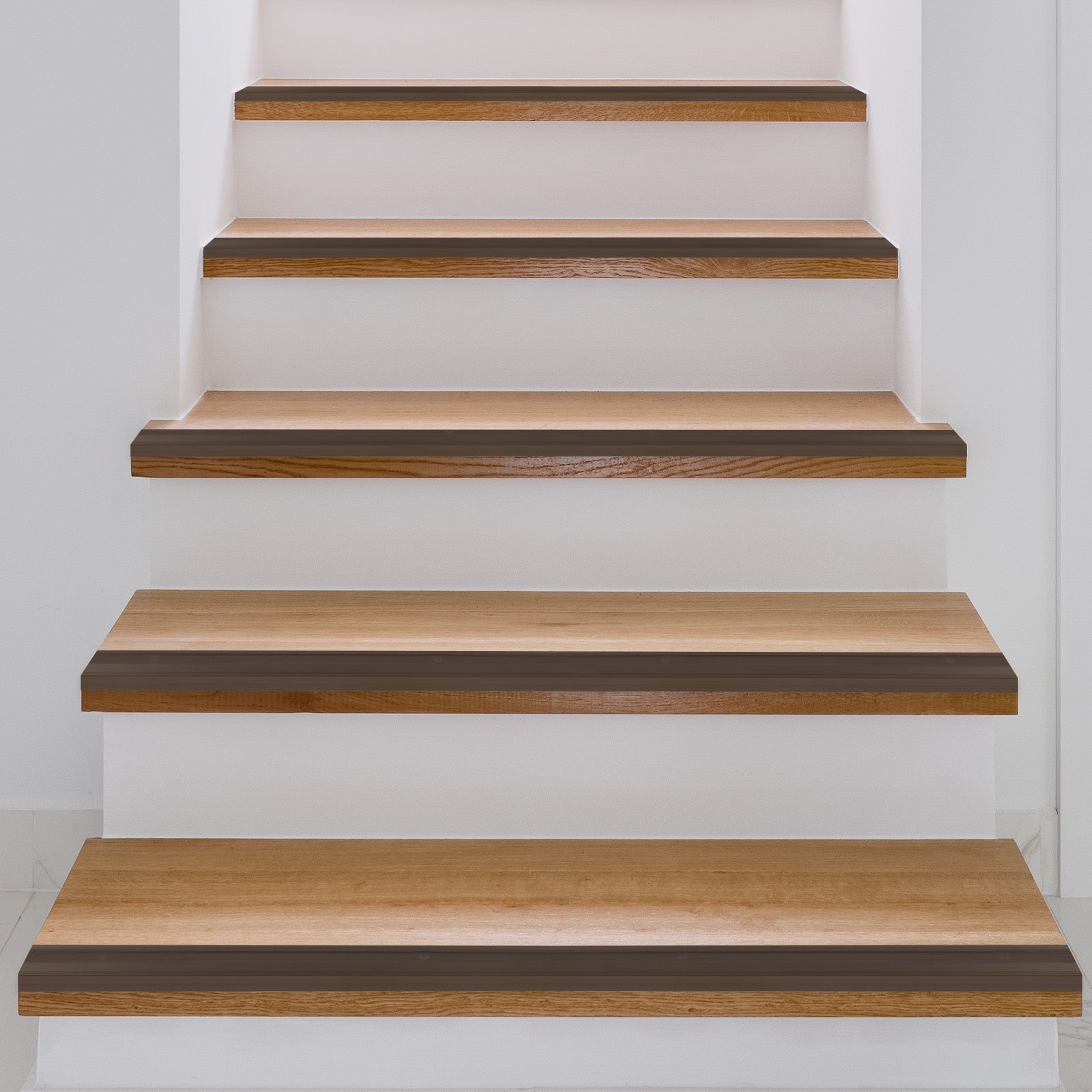 Seuil d'escalier Glory Aluminium anodisé Forme: L Bronze foncé L 134 cm - 3