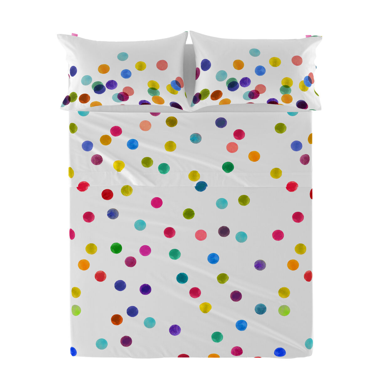 Sábana encimera happyfriday confetti multicolor 160 x 270 cm (confeti)