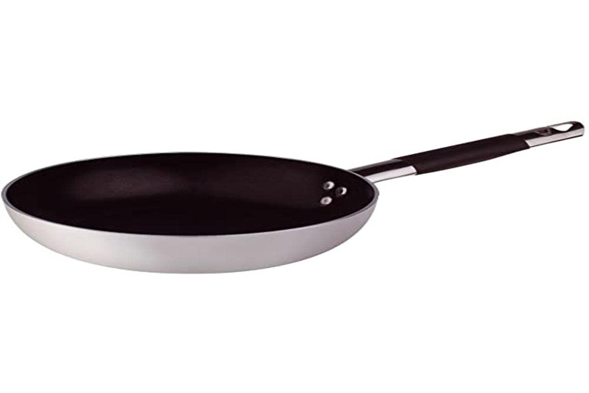Pentole Agnelli ALSC111BBGC28 Linea Shark Skin platte pan, aluminium