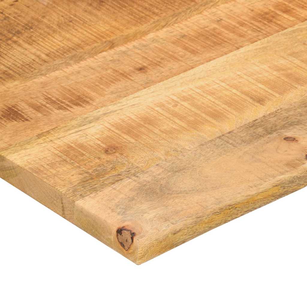 Maison Exclusive - Dessus de bureau avec courbe 80x50x2,5 cm manguier massif brut - 6