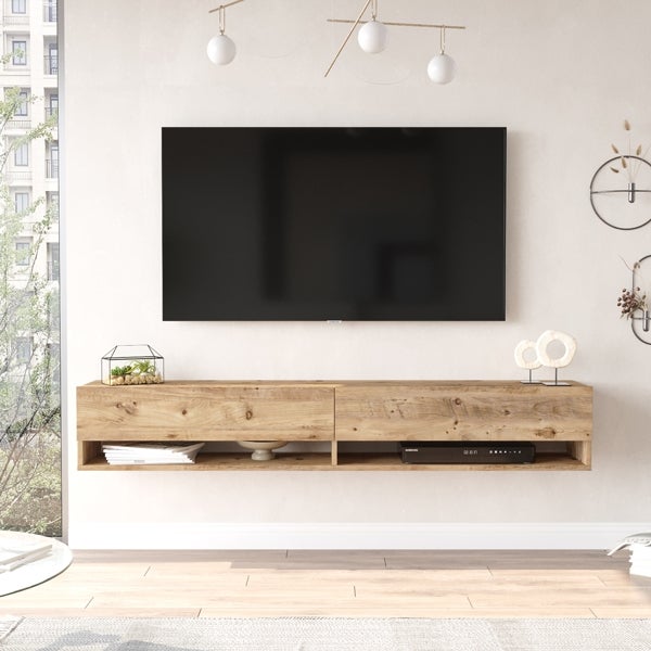 Yurupa - Élégant Meuble TV Futura FR9-A 180 Cm Pin - 9