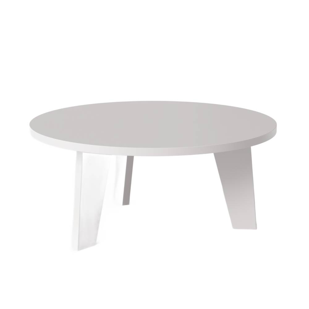 KOLM Stolik kawowy okrągły ELLA Ø90 cm Szary