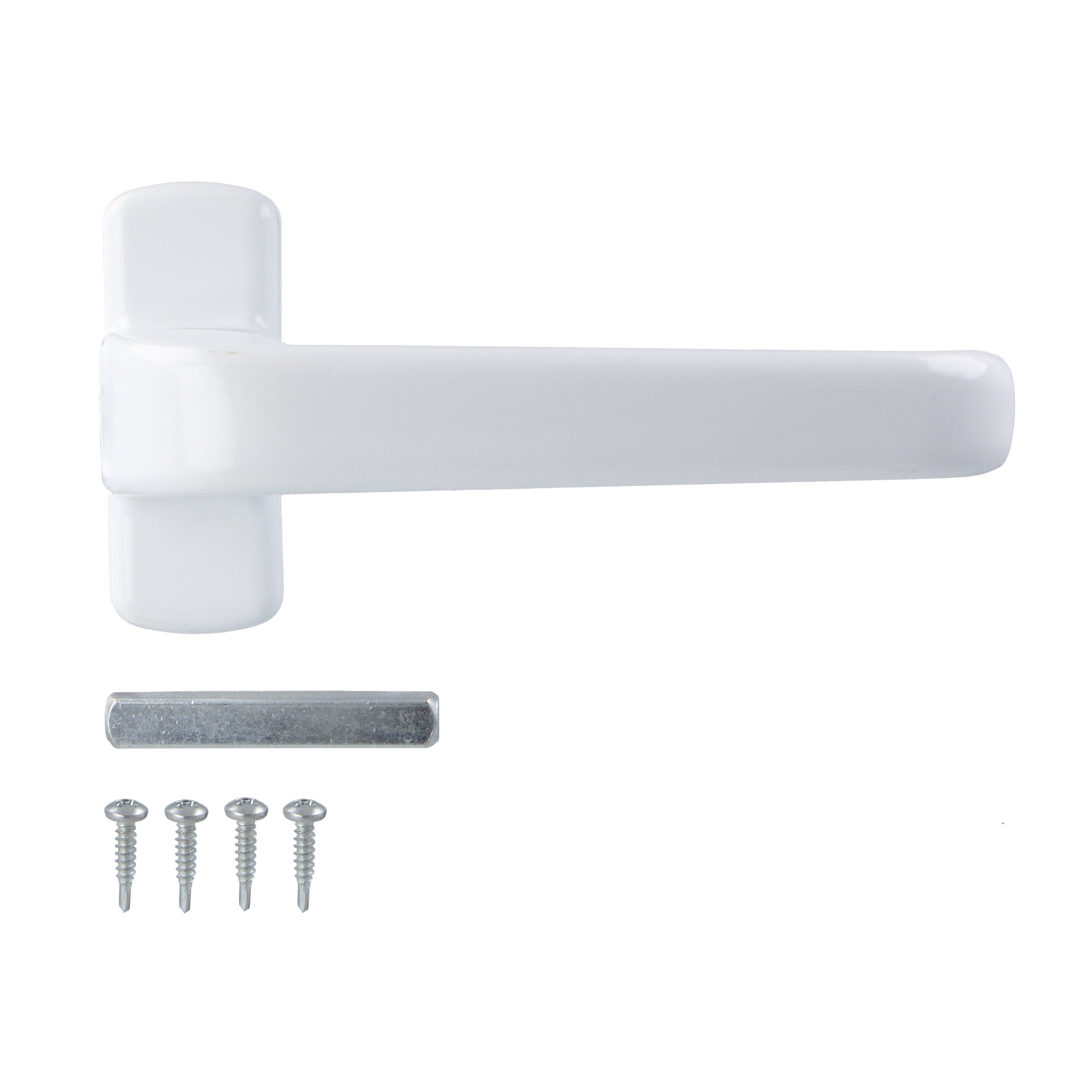 Manilla puerta epsilon aluminio lacado blanco - 4