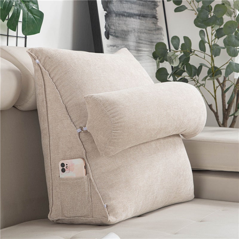 Yanman Coussin De Soutien Triangulaire Pour Lit De Lecture, Canapé Avec Coussin De Nuque Yanman Coussin De Soutien Triangulaire Pour Lit De Lecture, Canapé Avec Coussin De Nuque