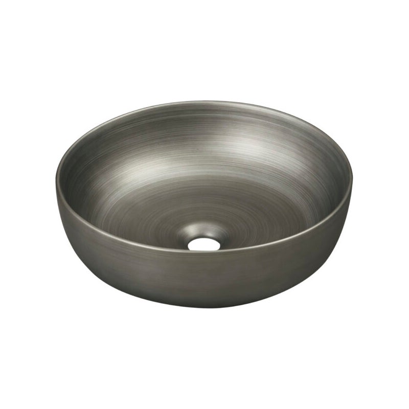 Umywalka nablatowa KR-98 SILVER szara KERRA