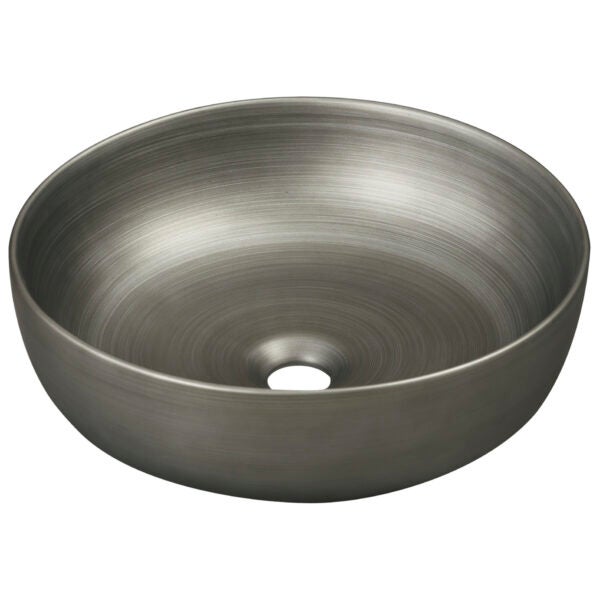 Umywalka nablatowa KR-98 SILVER szara KERRA