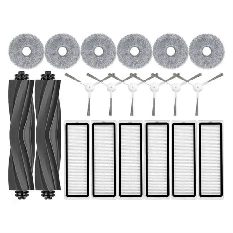 Accessoires Aspirateur - Dreame - L10 Prime/L10S Pro - Filtre HEPA - Brosse Latérale - Chiffon de Vadrouille - 5