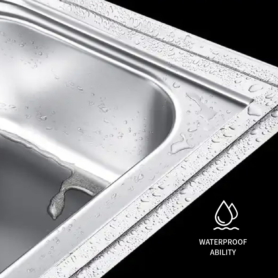 Ruban Adhésif en Aluminium Haute Température - 50mm x 10m, Résistant aux UV, à l'Eau et aux Graisses, Idéal pour Isolation Thermique et Étanchéité - 5