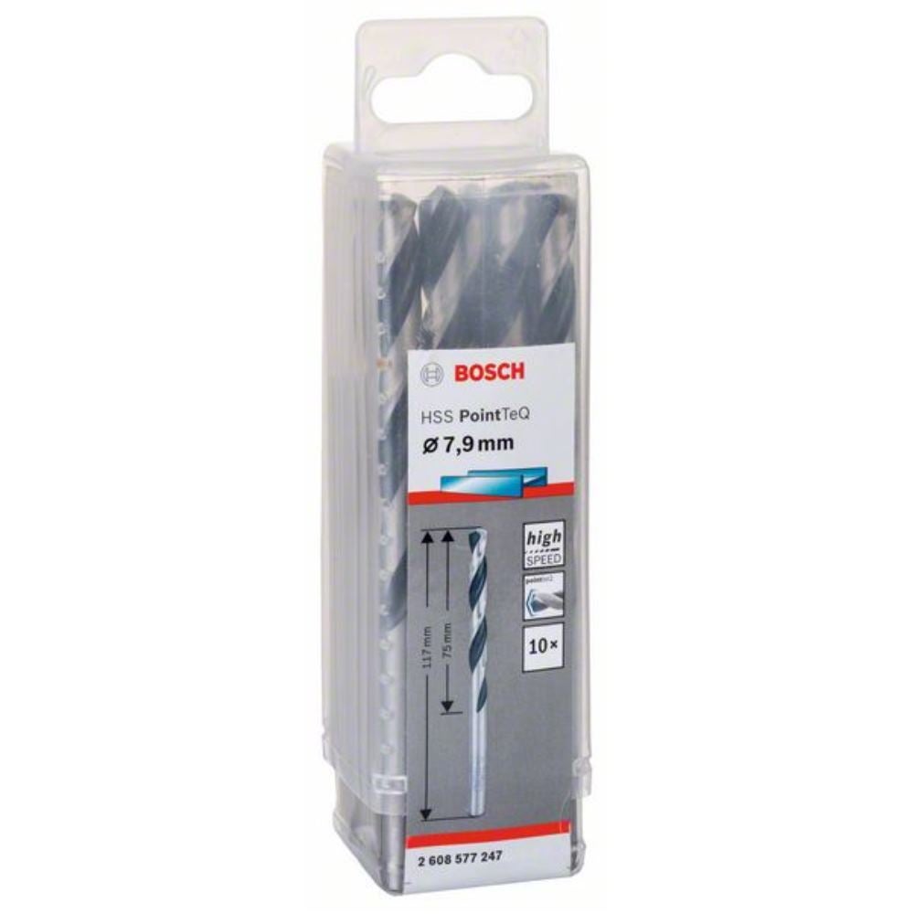 Bosch Foret hélico?dal en métal HSS PointTeQ DIN338 7,9 mm. 10-pack - 2