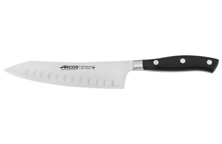 Arcos Unisex Riviera Series 7" Rocking Santoku - Imagen 3