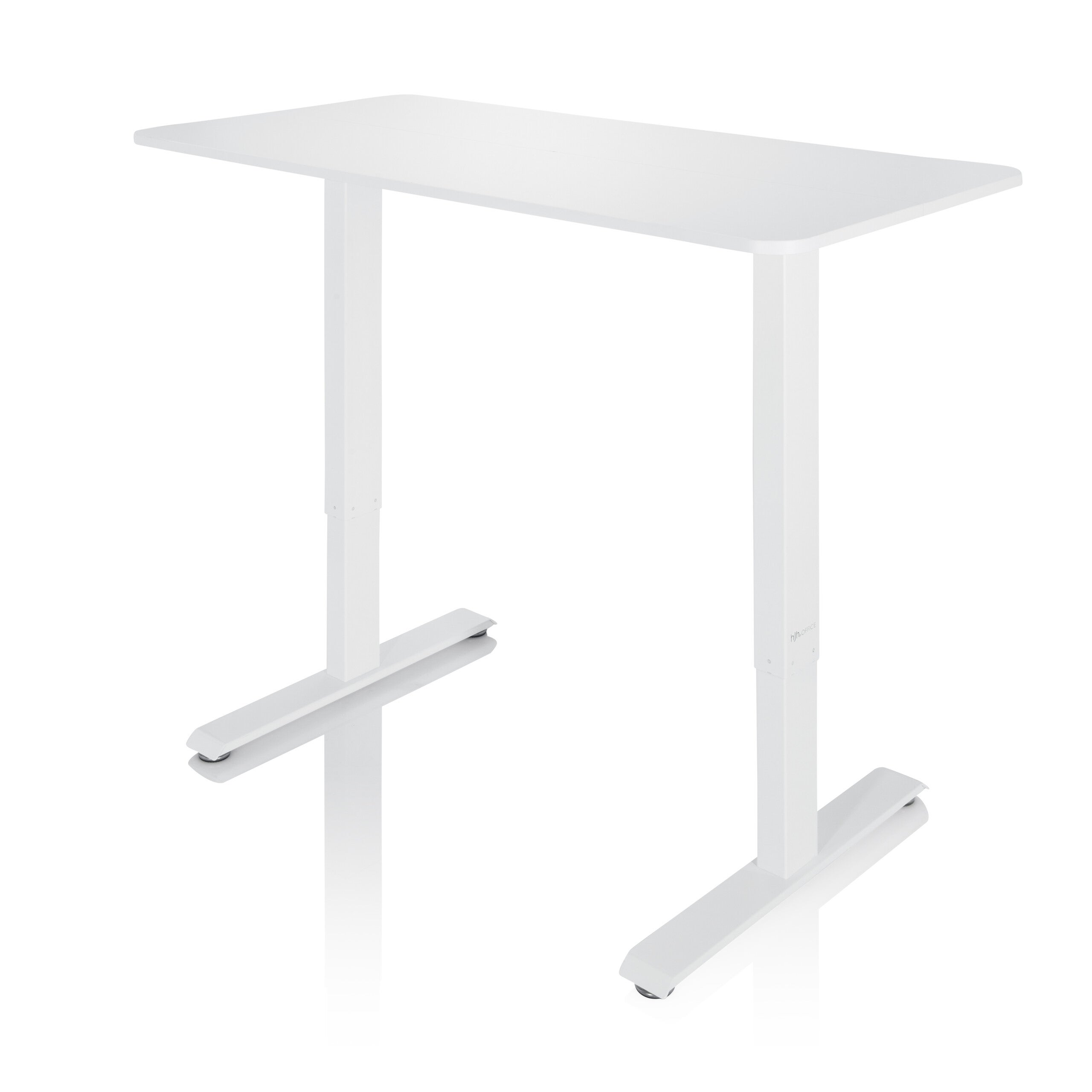Scrivania STAND CR 120 x 60 altezza regolabile manualmente bianco hjh OFFICE - 9