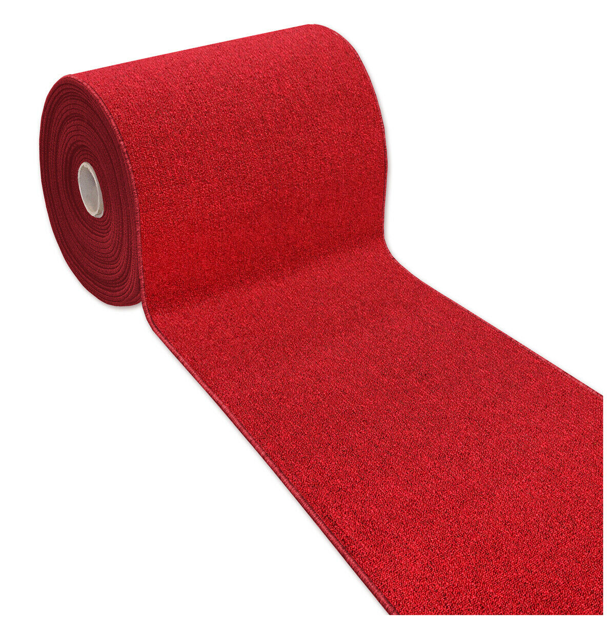 Alfombra de cocina 57x330 tejido plano corredor bordado absorbente base antideslizante color sólido burdeos