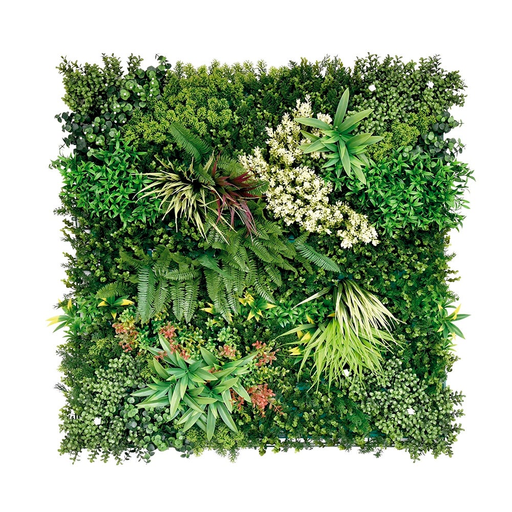 Bonerva | Jardín Vertical Artificial Bahamas | Pack 3m² (3 Piezas 100x100 Cm) | Jardín Vertical Artificial exterior e interior - 4