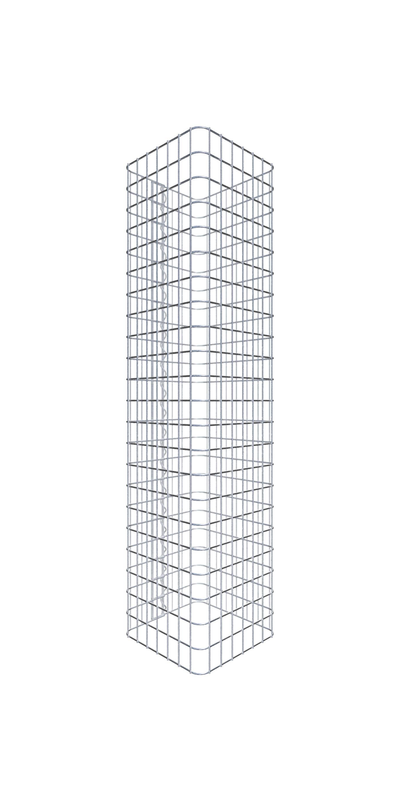 Gabiona - Colonne De Gabion Carrée, 37 Cm X 37 Cm, Mailles 5 X 5 Cm Hauteur 110 Cm Robuste 88025116