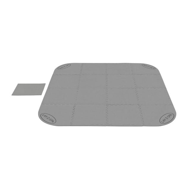 Bestway Tapis de sol Lay-Z-Spa carré ou rond 196 x 196 cm