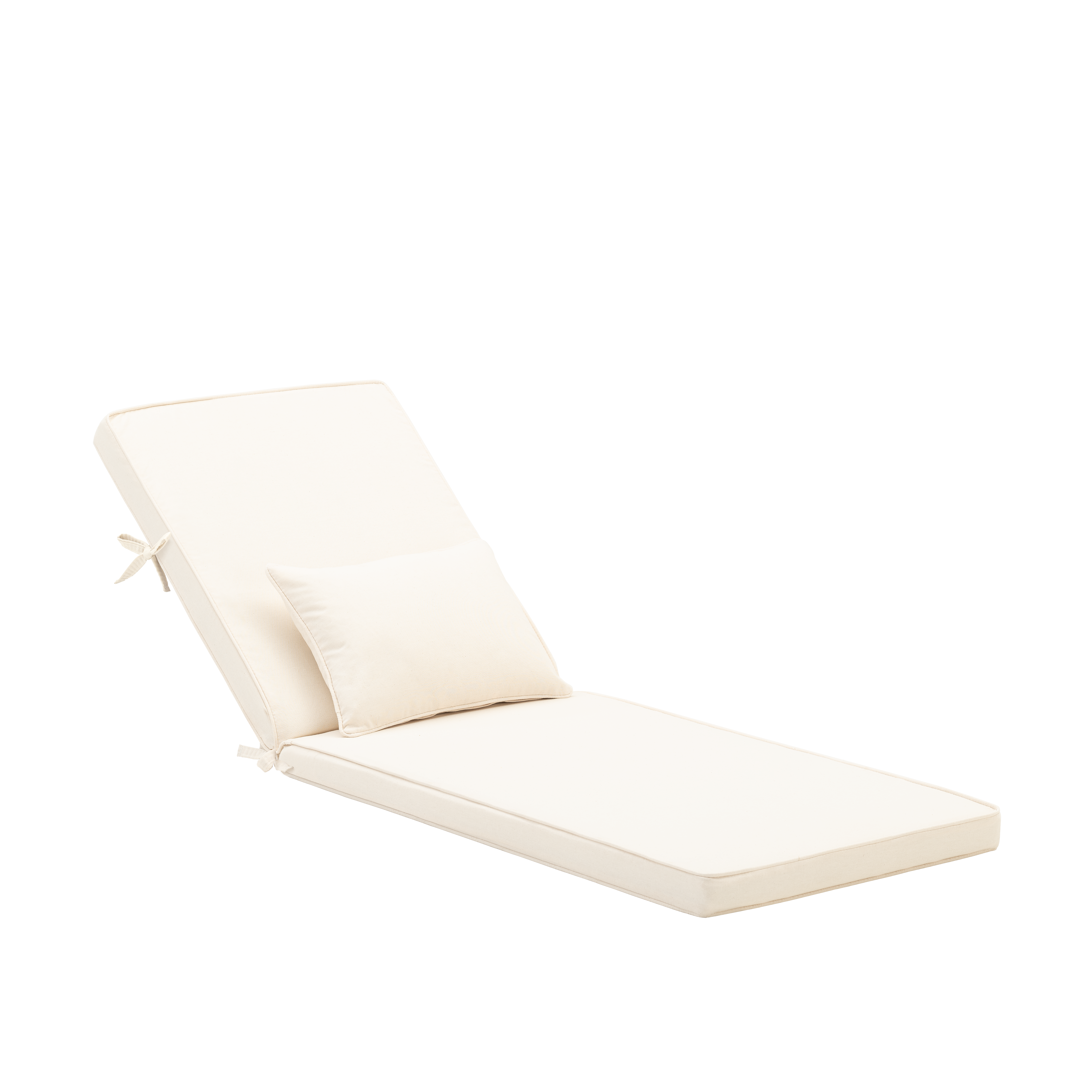 Coussin Chaise Longue Jardin 155x48x8 Cm – Imitation Lin Respirant Et Confortable, Marron Élégant