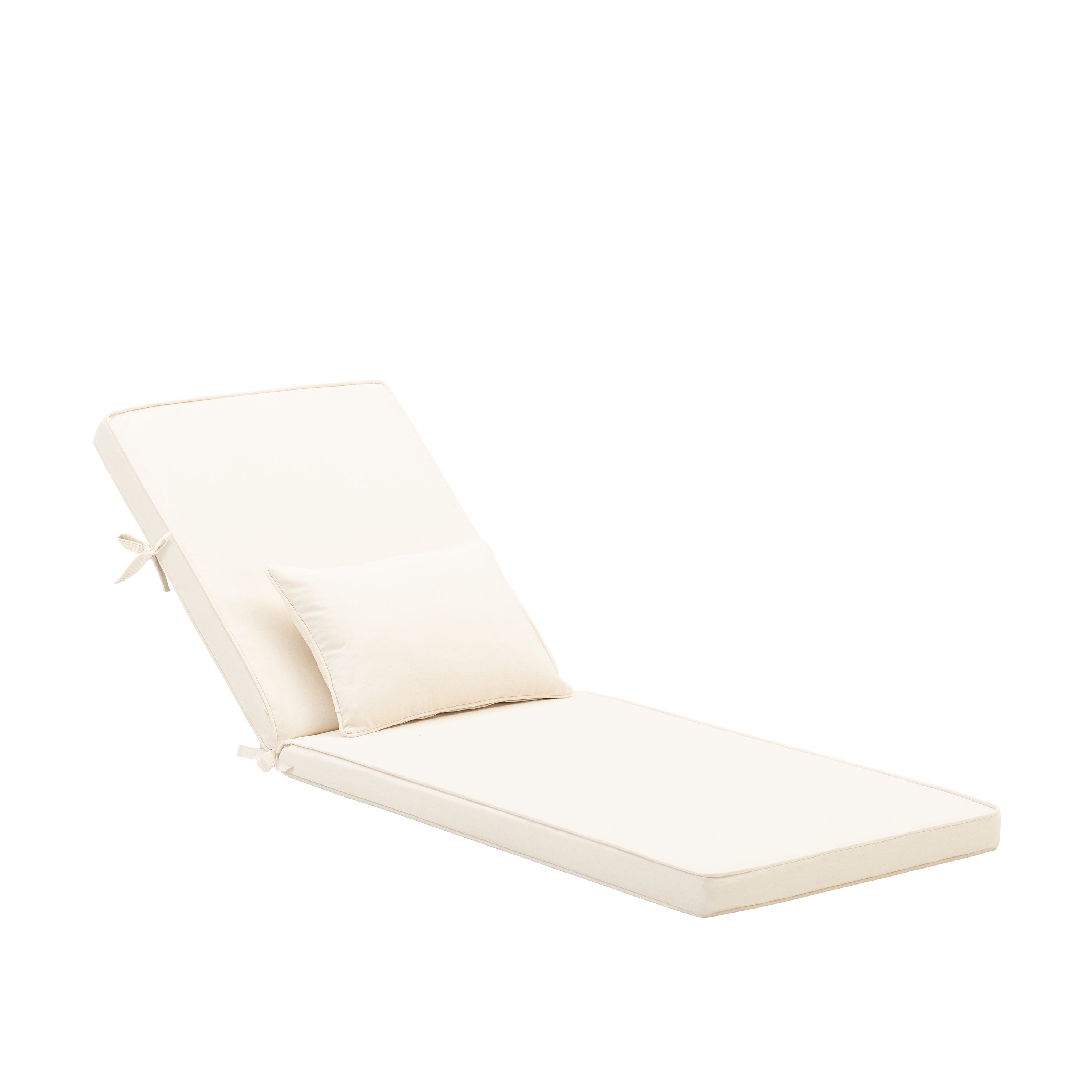 Coussin Chaise Longue Jardin 155x48x8 Cm – Imitation Lin Respirant Et Confortable, Marron Élégant