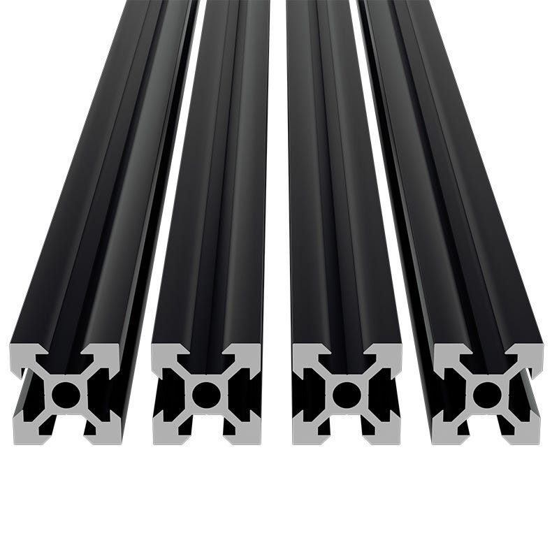 CNCYEAH 4 guide lineari in alluminio da 600 mm, norma europea, 20 x 20 V, tipo in alluminio, 4 connettori ad angolo L 50 dadi a T 1 chiave inglese CNCYEAH 4 guide lineari in alluminio da 600 mm, norma europea, 20 x 20 V, tipo in alluminio, 4 connettori ad angolo L 50 dadi a T 1 chiave inglese