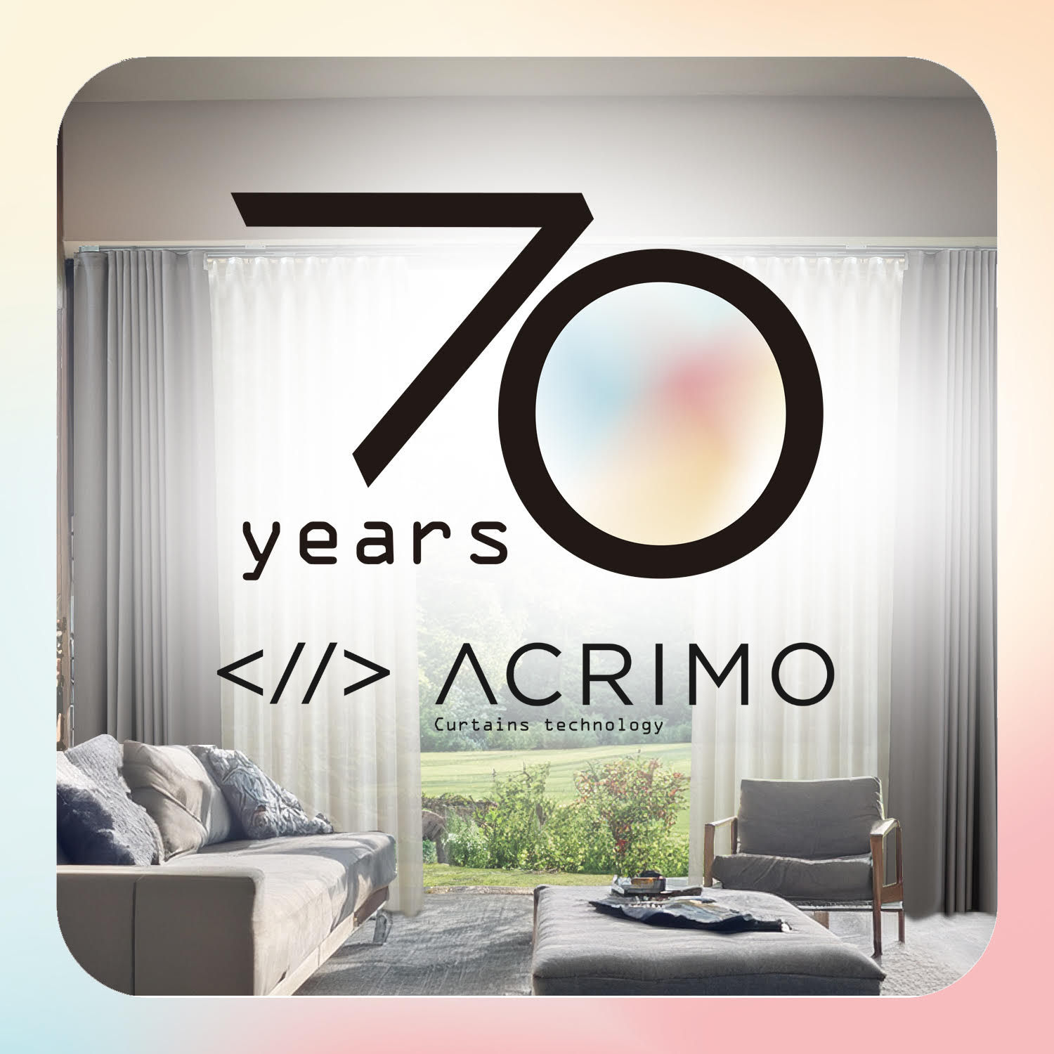 ACRIMO Kit Binario Tende Motorizzato Pannello Solare 4m - 9