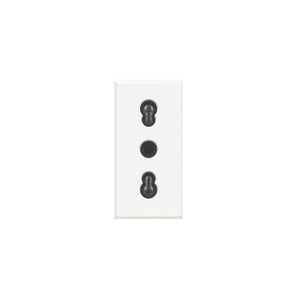 Presa Bipasso Living 2P+T 16A ANMECS - 4 Pezzi Bianchi Compatibili Bticino, Installazione Incasso - Foto 2