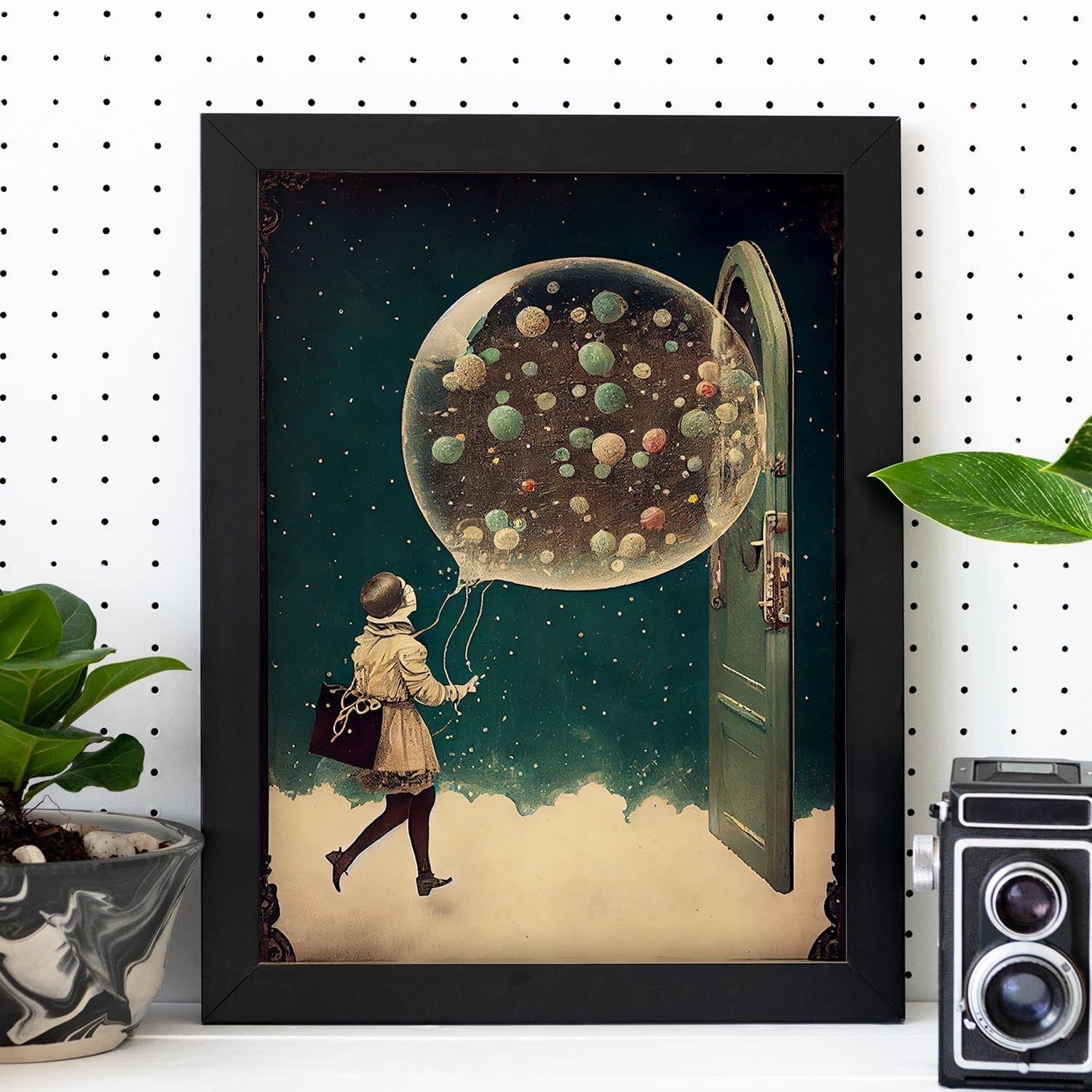 Nacnic Il Y A Des Possibilités Vintage Étranges Infinies 42 Impressions D'art Mural Esthétiques Pour La Conception De La Chambre Ou Cadre Noir A3 - 2