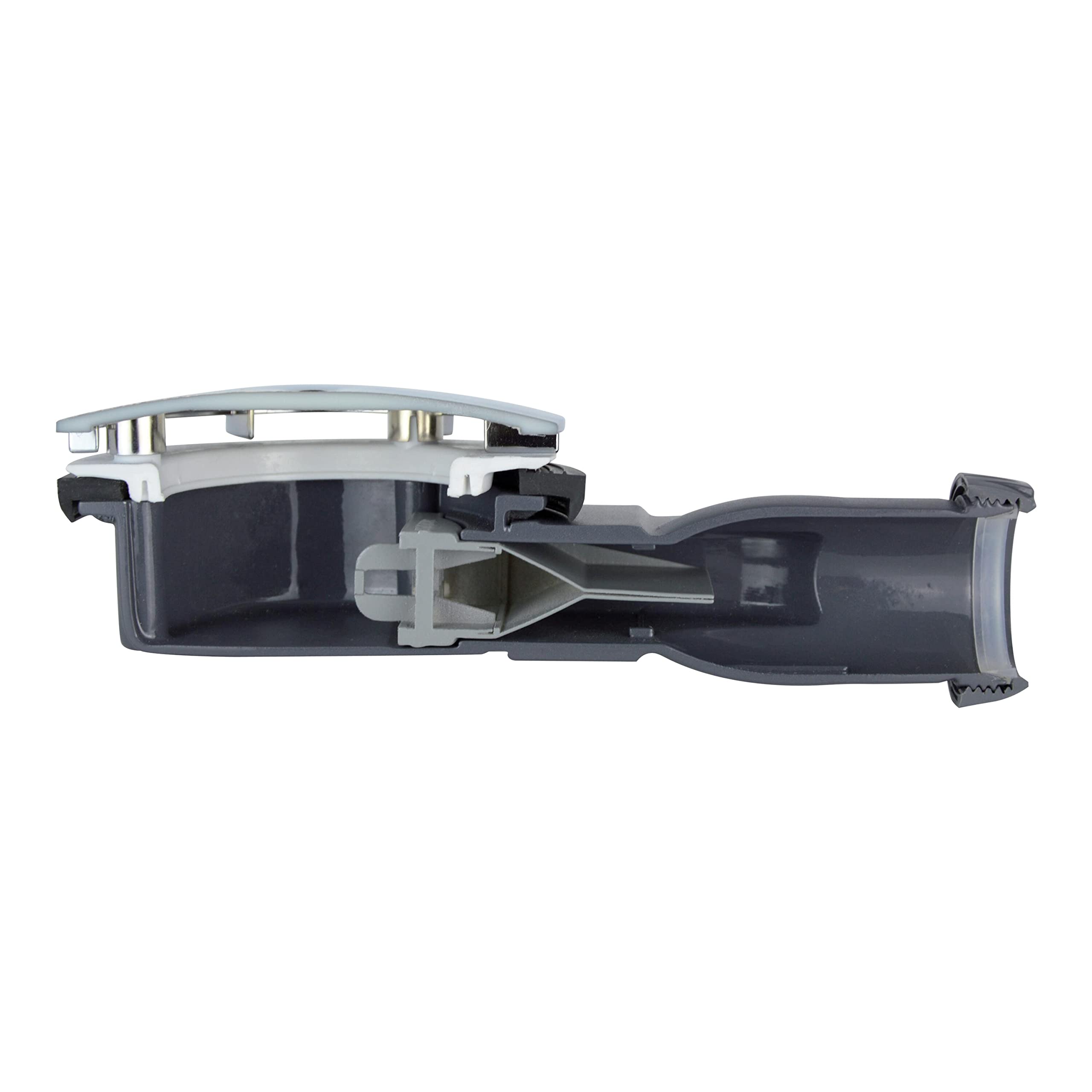 Bonde de douche extra-plate WIRQUIN Slim+ D90 dôme ABS chromé - 8