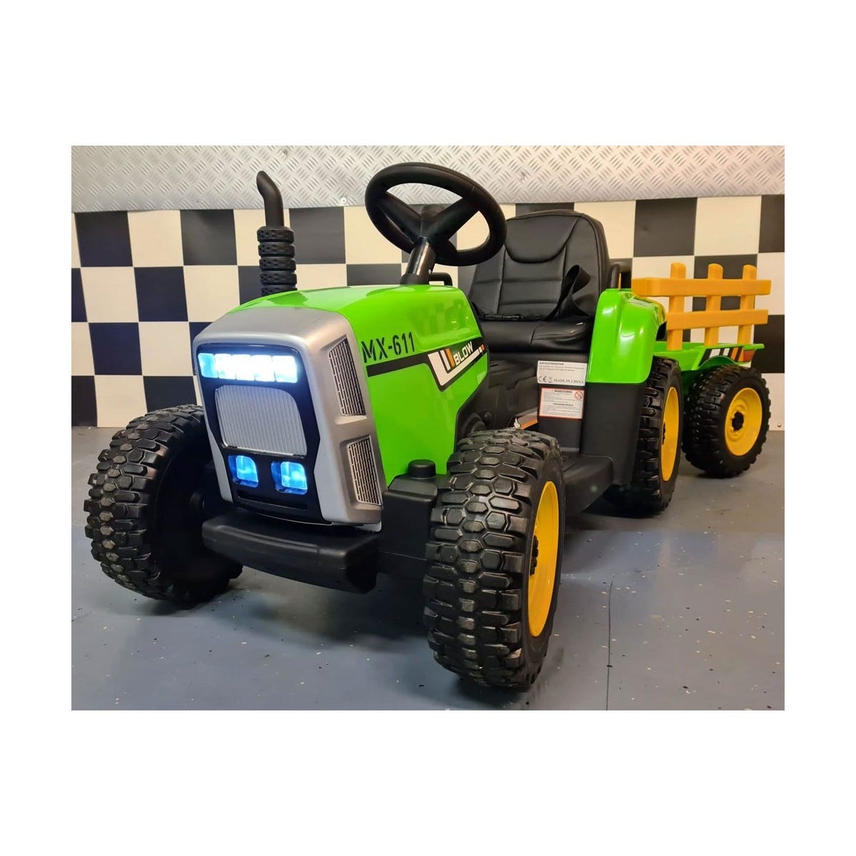Trattore Macchina Elettrica per Bambini a Batteria 12 V