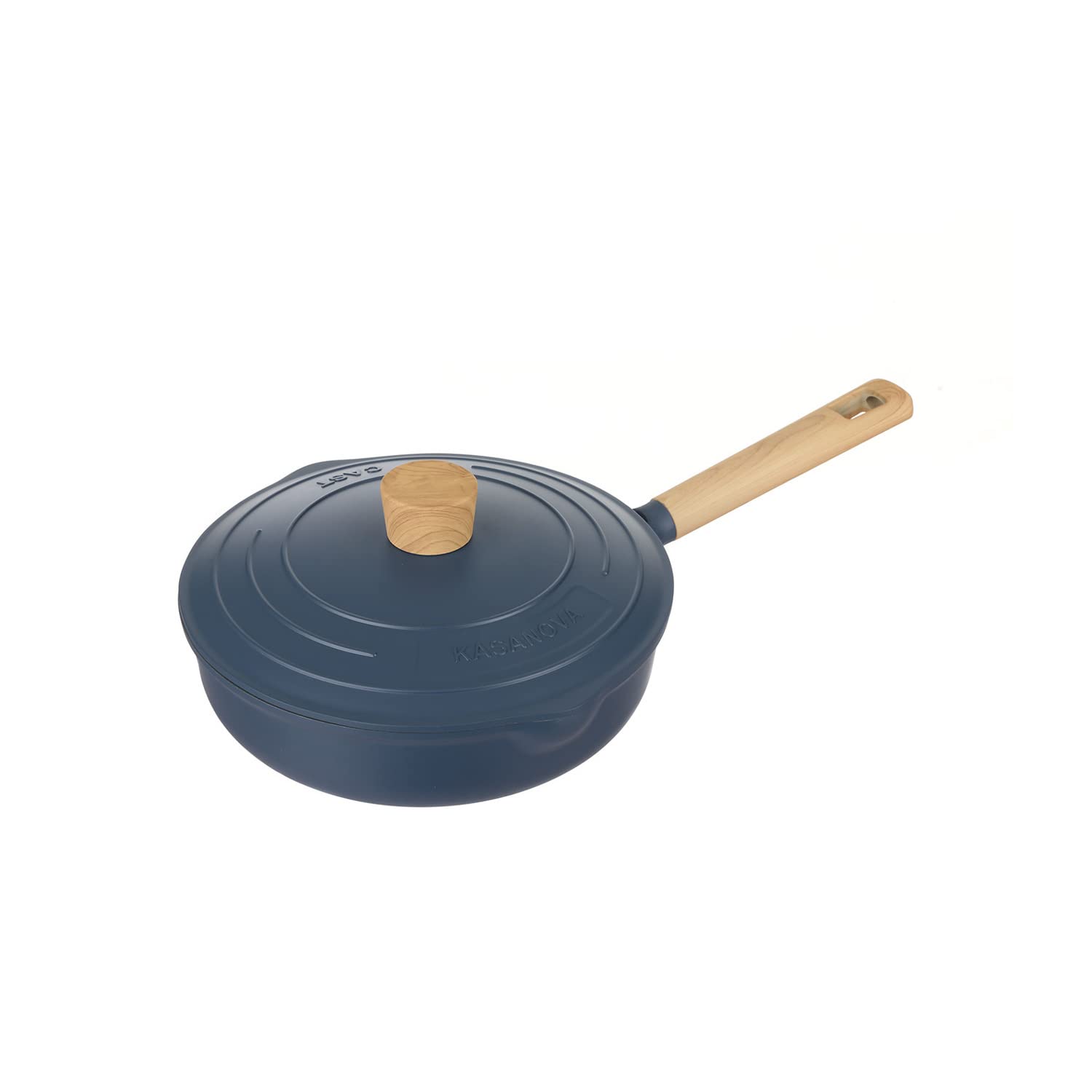 Padella Rondeau Antiaderente 30 Cm In Acciaio Inox Con Coperchio - 7 Litri, Adatta A Induzione E Tutti I Piani Cottura - 3