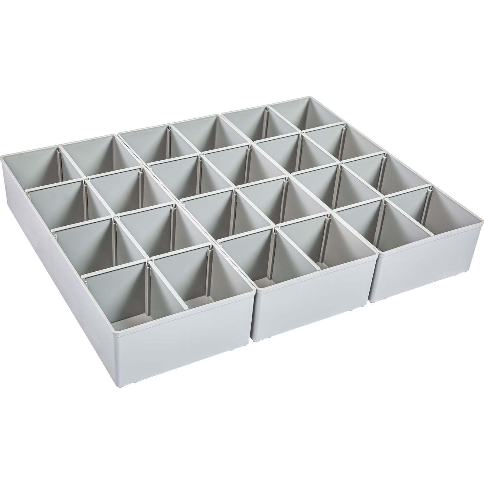 Mk2 Inset Box BS Systems 3x Insetbox K3 gris - 6000012259 | Leroy Merlin
