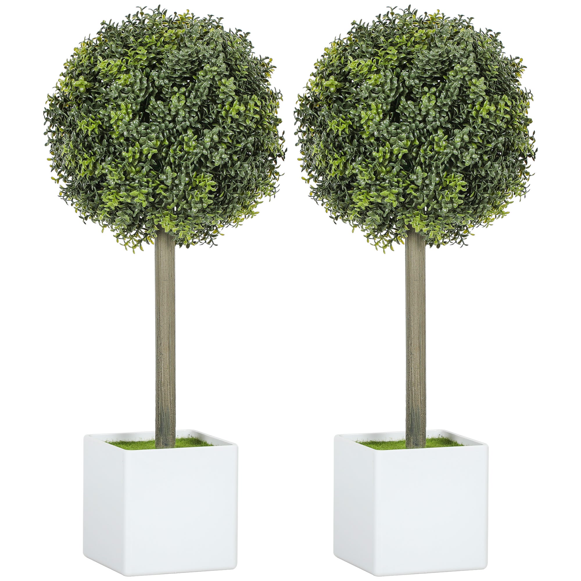 2 Boules De Buis Artificielles 55 Cm Résistantes Aux UV, Plantes En Boules De Faux Topiaire De Cedre Vert 94907676 2 Boules De Buis Artificielles 55 Cm Résistantes Aux UV, Plantes En Boules De Faux Topiaire De Cedre Vert 94907676