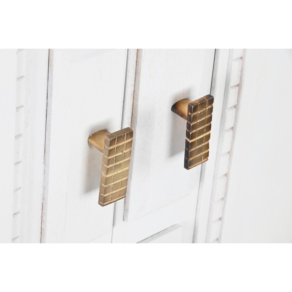 APARADOR MANGO LATON 93X41X114 ROMBO BLANCO - 9