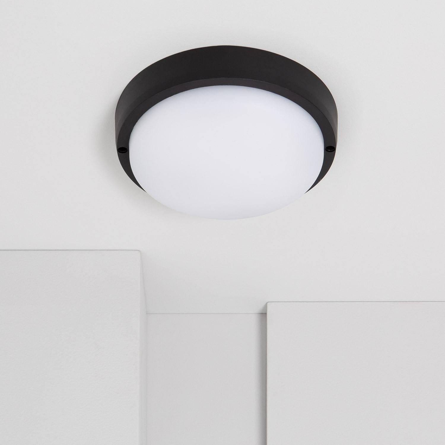 LEDKIA LED Deckenleuchte Oval – 15W, IP65, 3000K Warmweiß, Für Innen & Außen, 85x173 Mm
