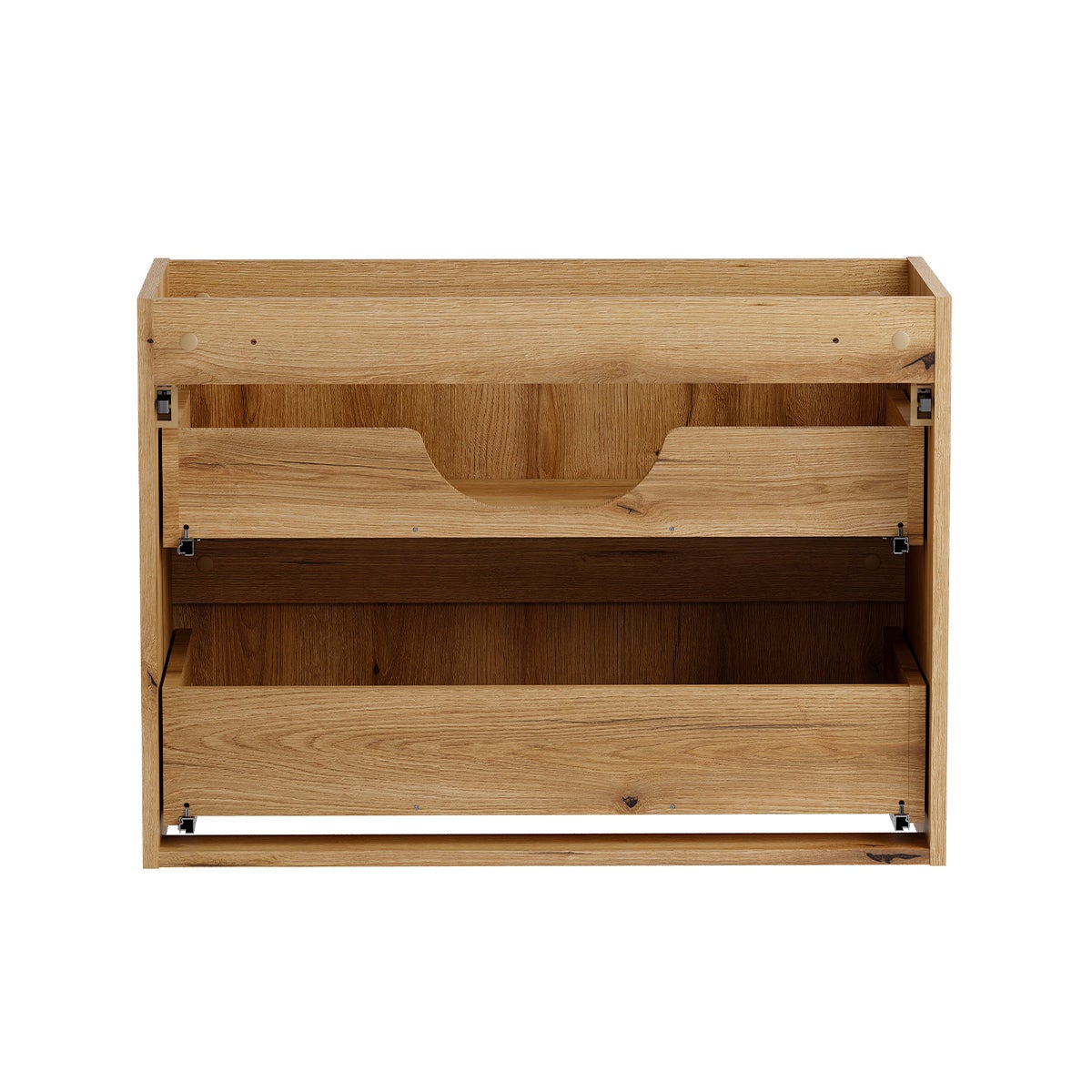 Ensemble meuble simple vasque 80cm 2 tiroirs et colonne Riva Bois ...