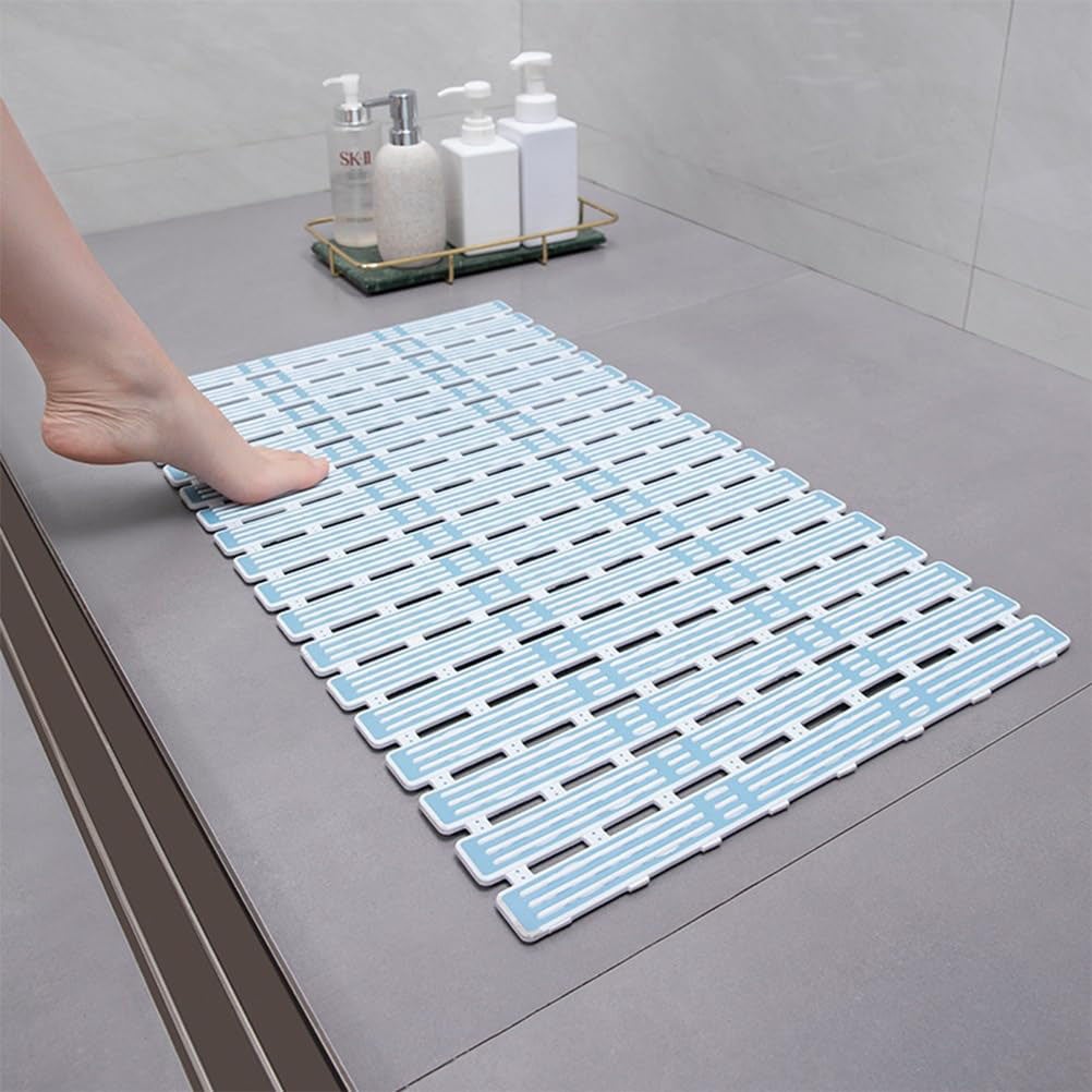 Tapis De Bain Antidérapant 88x40cm SilverRack - Sans BPA, Lavable En Machine Pour Bébé Et Enfant