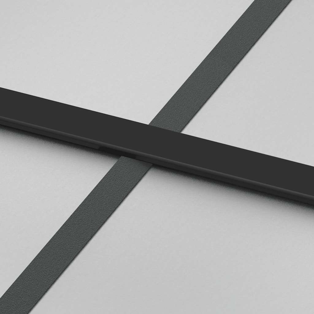 Puerta corredera herrajes negro 102,5x205 cm vidrio templado vidaXL - 8