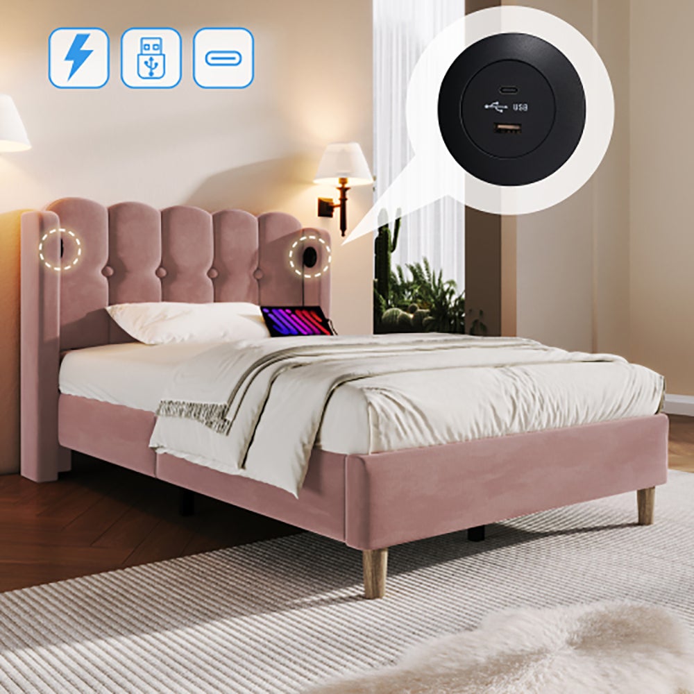 Sweiko Lit Rembourré Avec Rangement 180 X 200 Cm,Lit Double Hydraulique, Avec Sommier à Lattes