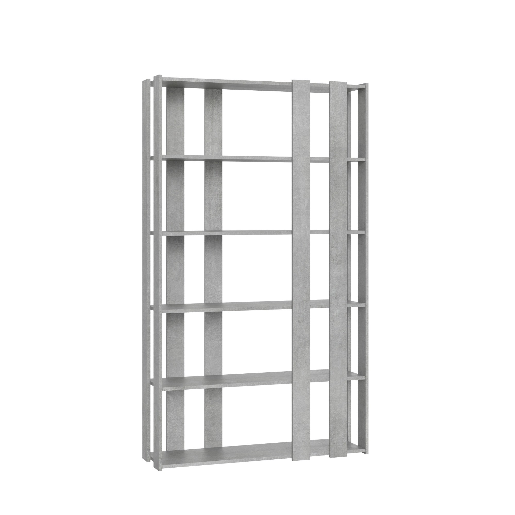 Otwarta biblioteczka Kato Small E z betonu