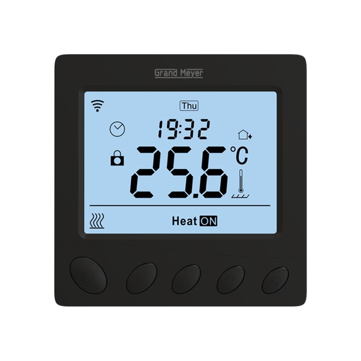Zestaw do ogrzewania podłogowego 1,5 m², 200 W/m² + termostat W390 Wi-Fi programowalny - 7