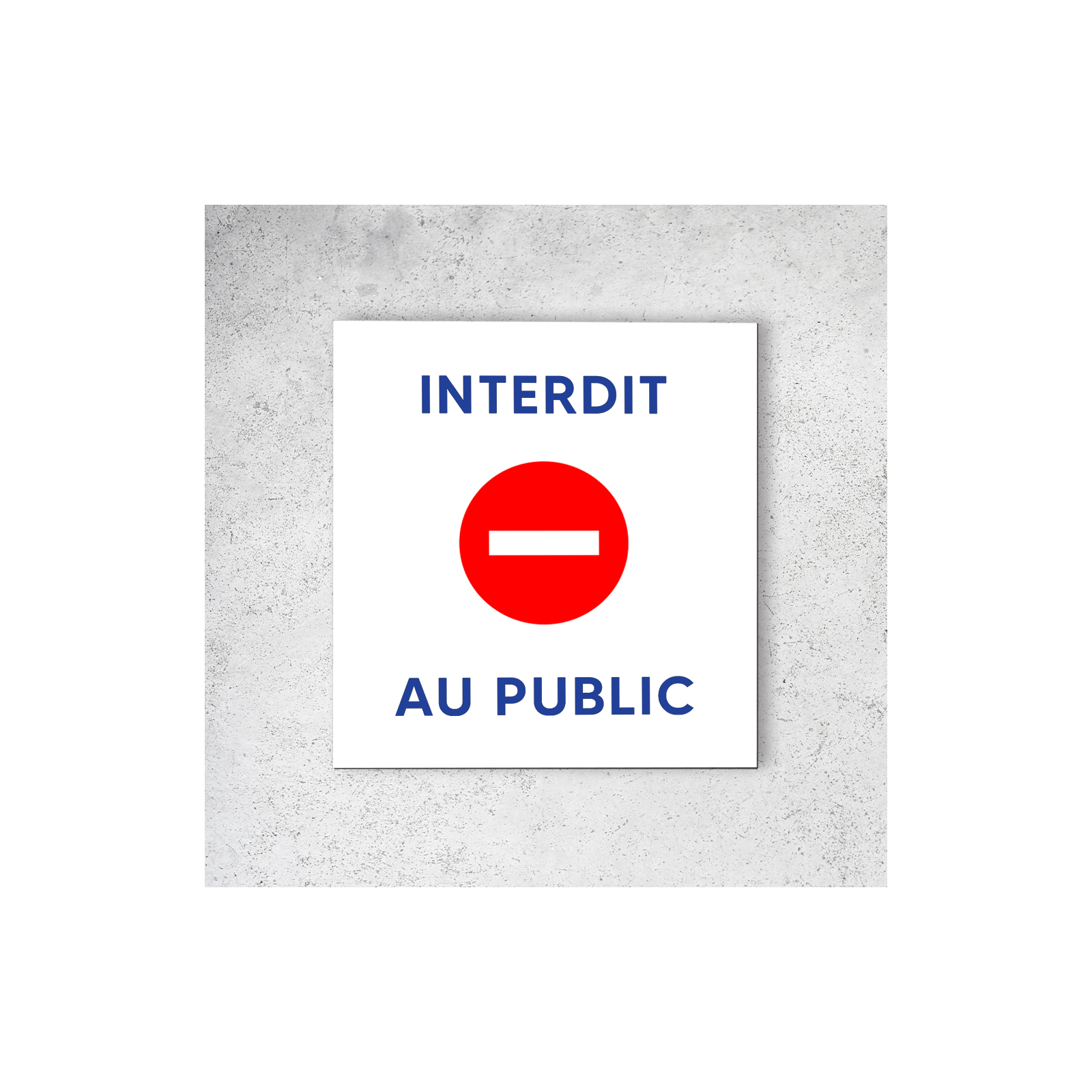 AUA SIGNALETIQUE Parkverbotsschild – Aluminium Dibond 3 Mm, 230 Mm, „Sortie De Voitures“