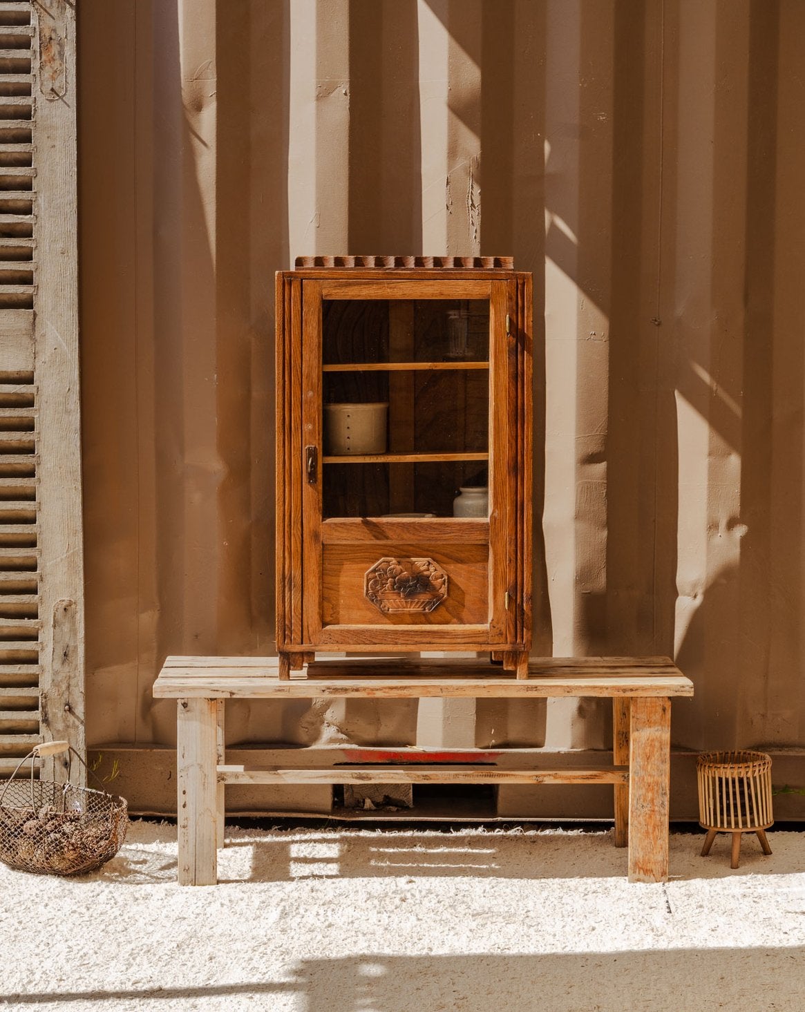 Petite vitrine en bois Victoria N°217 - Bon état | Leroy Merlin