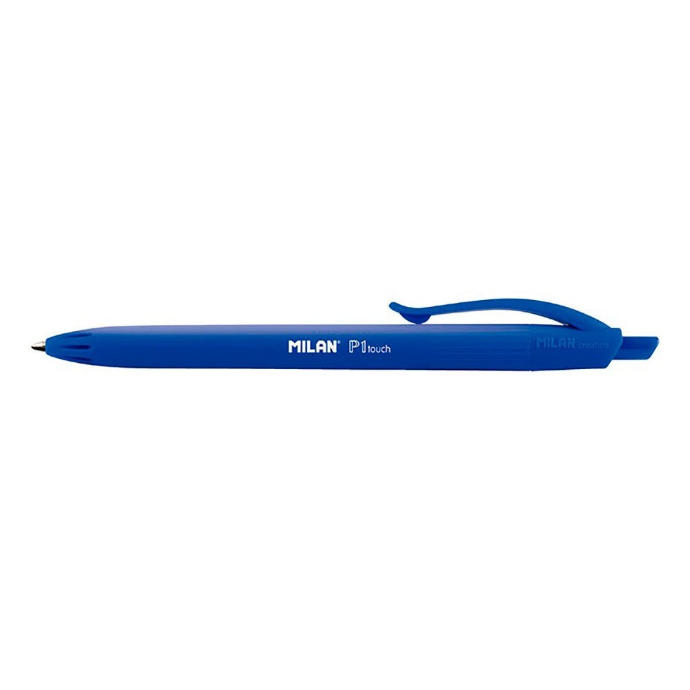 MILAN Scatola Espositiva 20 Penne P1 Serie THE FUN, Inchiostro Blu, Punta 1 Mm, Design Colorato - 3