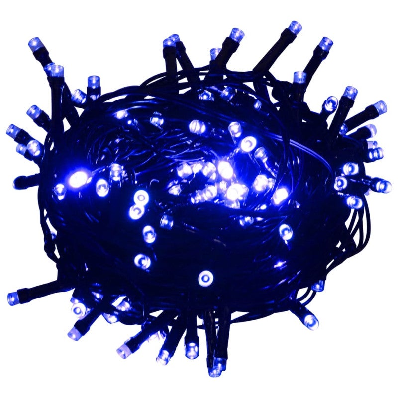 Guirlande lumineuse 400 LED Bleu 40 m 8 effets lumineux - 2