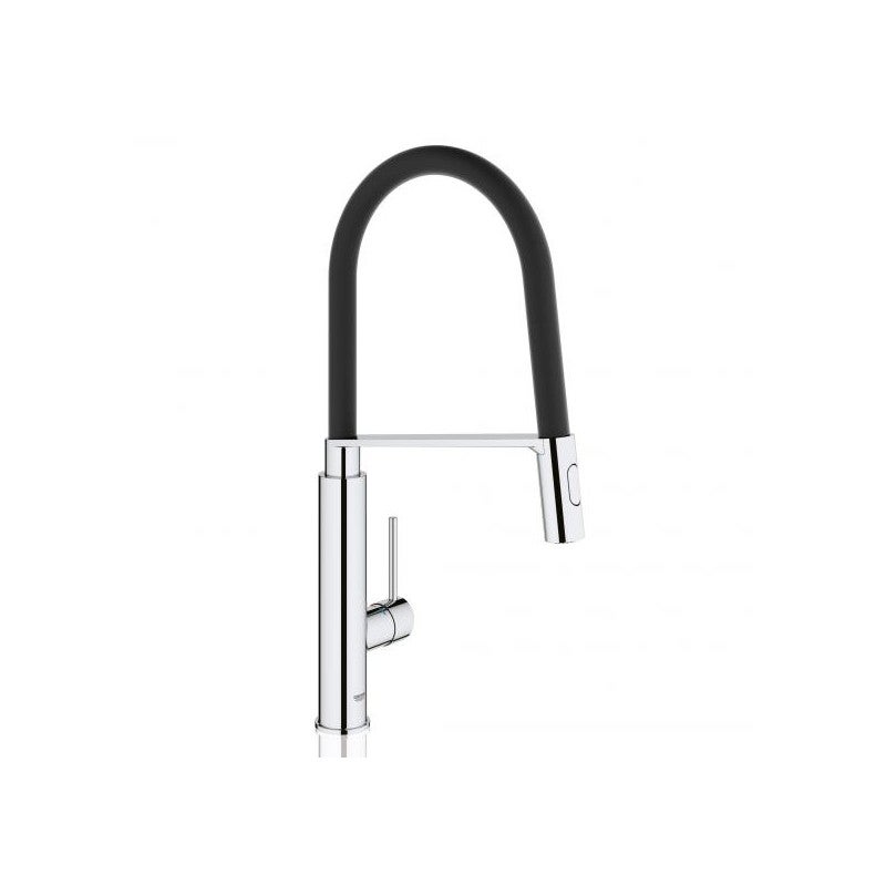 Baterie de bucatarie Grohe 31489000, 1 bar, 510 mm, 235 mm, 1 orificii instalare, 2 sprayuri, 360 unghi pivotare, Crom