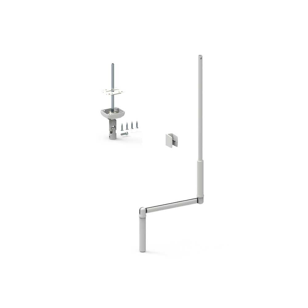 Manivelle de volet roulant 1800 mm Ø 12 mm avec sortie 6P7 verticale - 4