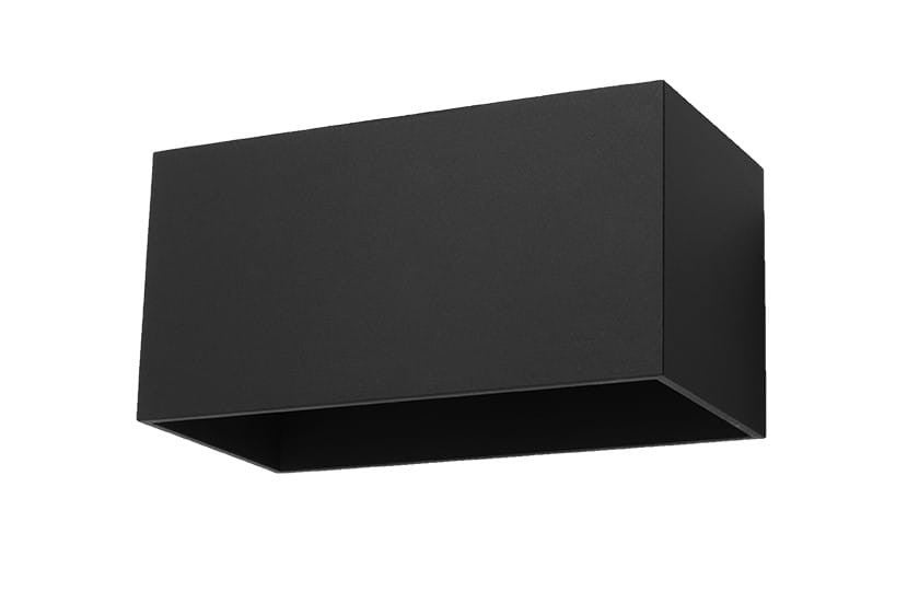 Kinkiet ścienny Quad czarny 2xG9x40W wym: 10 x 20 x 20 cm aluminium IP20 Sollux Lighting