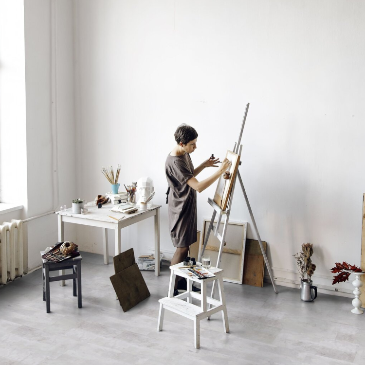 Dalle de sol PVC clipsable effet béton gotha clear GERFLOR Senso Clic - 7
