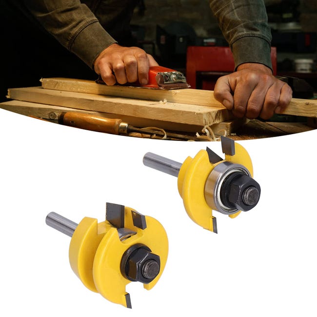 Fresa Per Legno Con Gambo 1/4 E 1/2 – Taglio Preciso, Rivestimento Anti-resina – Ideale Per MDF E Pannelli